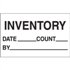 1-1/4" x 2" Inventory-Date Count-By Labels