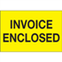 2" x 3" Invoice Enclosed Fluorescent Yellow Labels