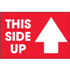 2" x 3" This Side Up Arrow Labels