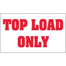 3" x 5" Top Load Only Labels 500ct Roll