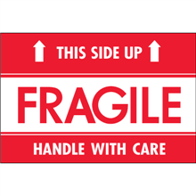 3" x 5" Fragile - This Side Up - HWC Labels