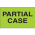 3" x 5" Partial Case Fluorescent Green Labels 500ct roll