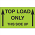 3" x 5" Top Load Only - This Side Up Fluorescent Green Labels