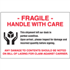 4" x 6" Fragile - Handle With Care Labels