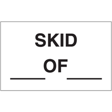 3" x 5" Skid_ of _  Labels
