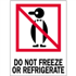 3" x 4" Do Not Freeze or Refrigerate Labels