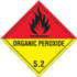 4" x 4" Organic Peroxide 5.2 Labels 500ct Roll