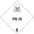4" x 4" PG III - 6 Labels