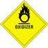 4" x 4" Oxidizer Labels