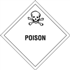 4" x 4" Poison Labels
