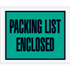4 1/2" x 5 1/2" Green Packing List Enclosed Envelopes