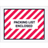 4-1/2" x 6" Red Striped Packing List Enclosed Envelopes 1000ct