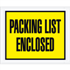 7" x 5 1/2" Yellow Packing List Enclosed Envelopes