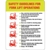 Safety Guidelines for Fork Lift Operations - Safety Poster