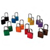 Lockout Aluminum Padlock, 1" Shackle, Per Each, Red