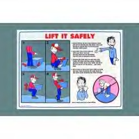 Lift It Safely Safety Poster