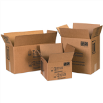12-1/4" x 12-1/4" x 12-3/4" Four 1-Gallon Plastic Jug Hazmat Boxes, 20ct