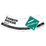 UN 1013 Carbon Dioxide Shoulder Label