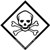 Hydrogen Sulfide Warning Label - Black