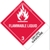 Flammable Liquid Label UN1203 Gasoline Paper