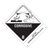 Corrosive Label - UN1759 Corrosive Solids NOS