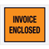 4 1/2" x 5 1/2" Orange Invoice Enclosed Envelopes
