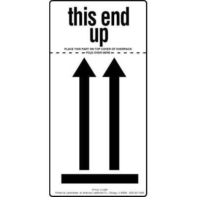 This End Up Air Label