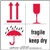 Fragile Keep Dry Label