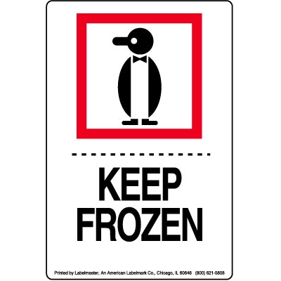 Keep Frozen Label - 2 3/4" x 4"