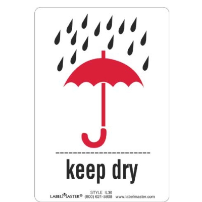 Keep Dry Label