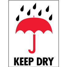 3" x 4" Keep Dry Labels