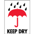 3" x 4" Keep Dry Labels 500ct roll