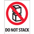 3" x 4" Do Not Stack Labels 500ct roll