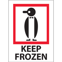 3" x 4" Keep Frozen Labels