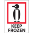 3" x 4" Keep Frozen Labels 500ct roll