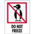 3" x 4" Do Not Freeze Labels 500ct roll