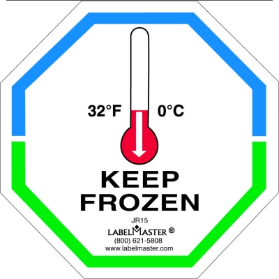 Keep Frozen Label
