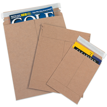 7" x 9" Kraft Self Seal StayFlat Plus Mailers 100ct