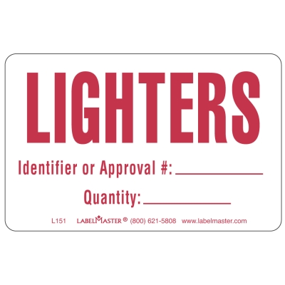Lighters Label