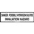 Hydrogen Sulfide Warning Markings