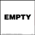 Empty Label - Vinyl