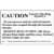 Caution Unscrew This Bung Slowly Label, Vinyl