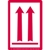 Red Arrows Up Air Label