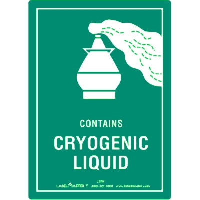 Cryogenic Liquid Label - 500 Labels