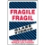 Fragile Glass Label - Bilingual
