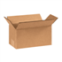 8" x 6" x 2" Flat Corrugated Box