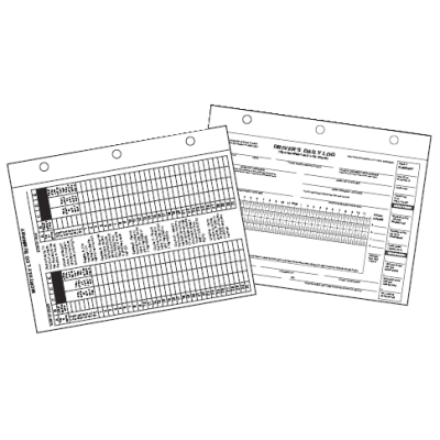 Drivers Daily Log Book - Loose Leaf Pages