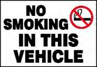 No Smoking In This Vehicle