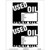 Used Oil Label - Laser Imprintable Vinyl