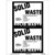 Solid Waste Label - Laser Imprintable Vinyl